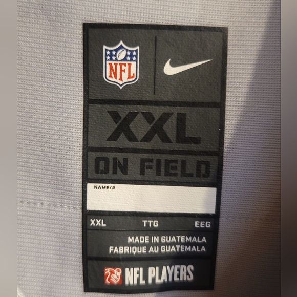 NFL Seattle Seahawks WILSON #3 Gray/ Blue And Green Men's Jersey Size XXL - Picture 5 of 13